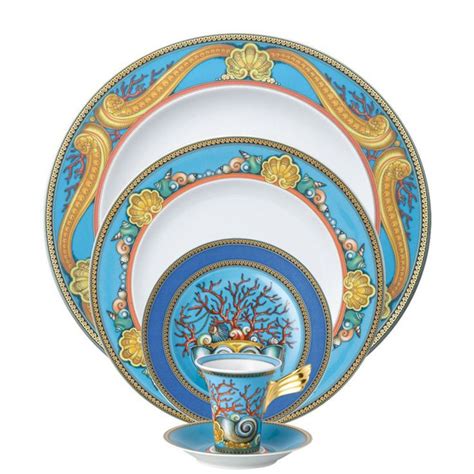 yak farm versace dishware